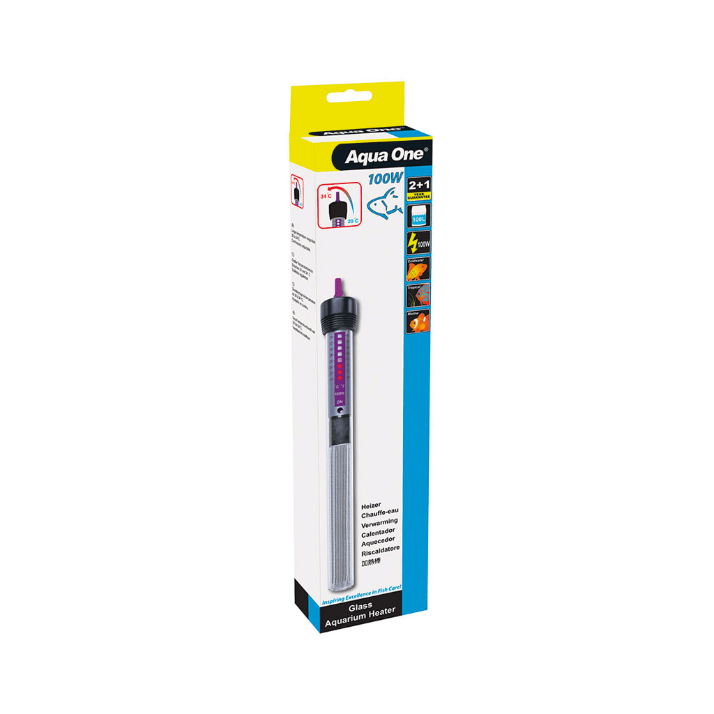 Aqua One Glass Heater 100W 1 Aqua One Glass Heater 100W